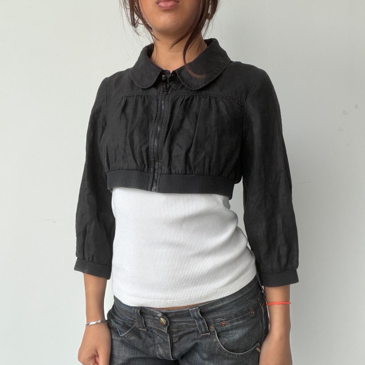 Vintage Black Cop Copine Bolero