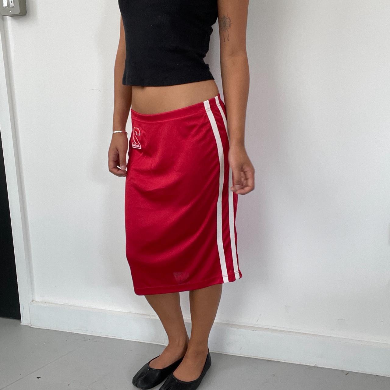 Vintage Miss Sixty Red Midi Skirt