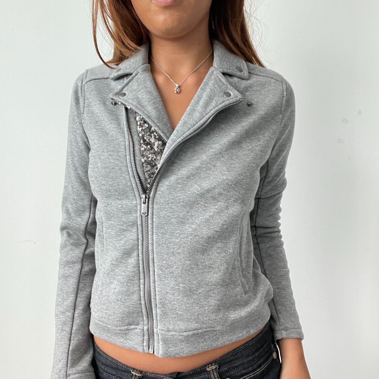 Vintage Collared Grey Jumper