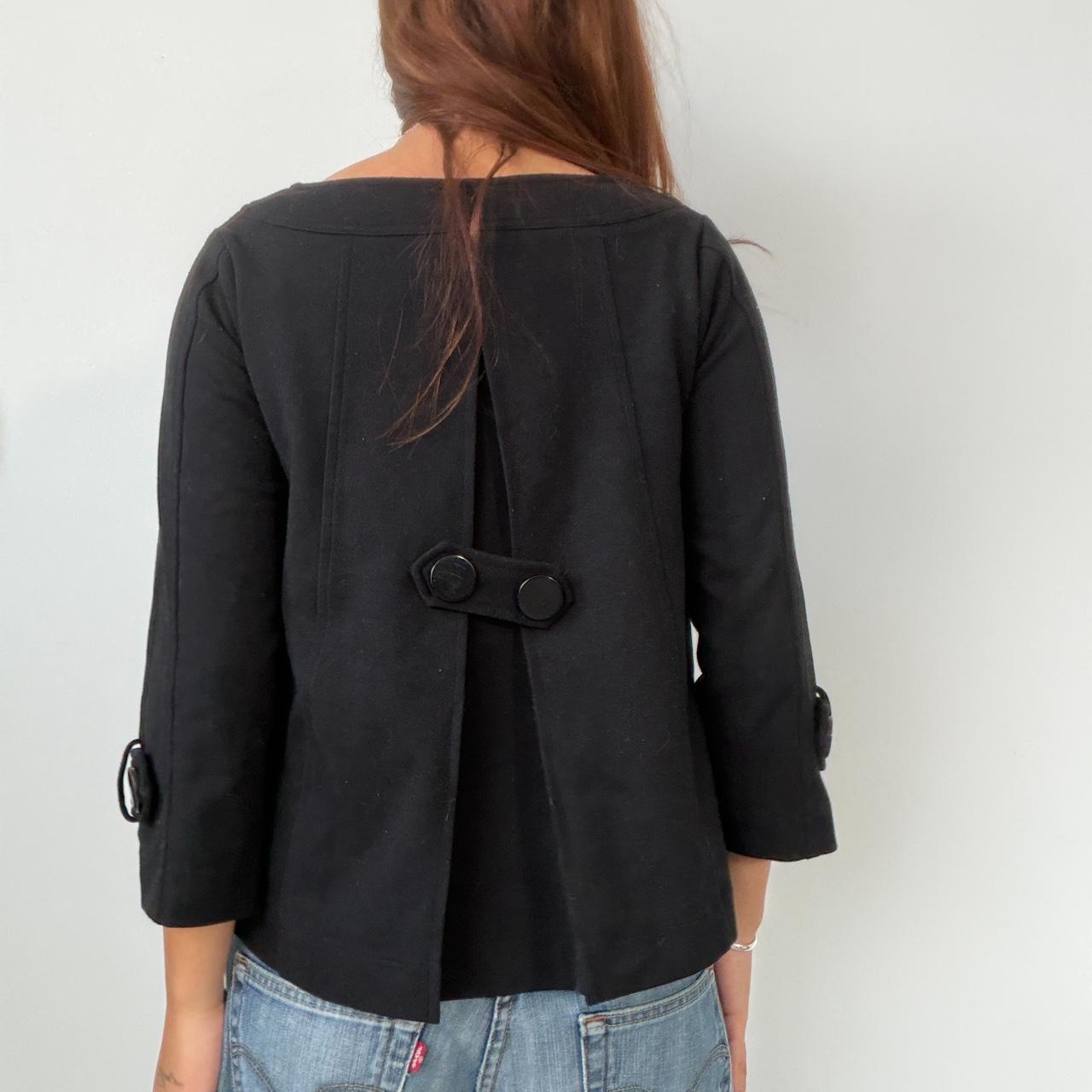 Vintage Black Button Up Jacket