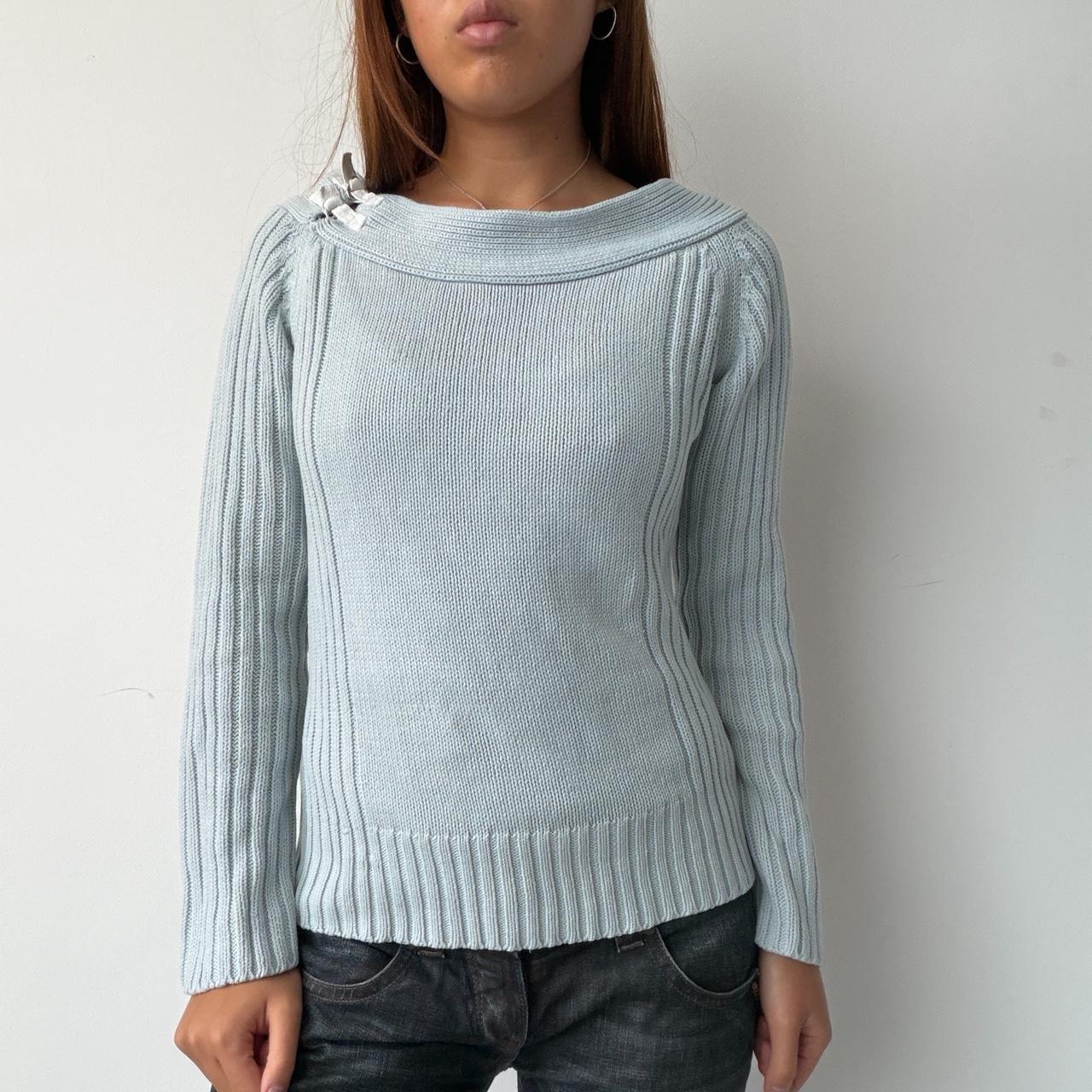 Vintage Baby Blue Knit