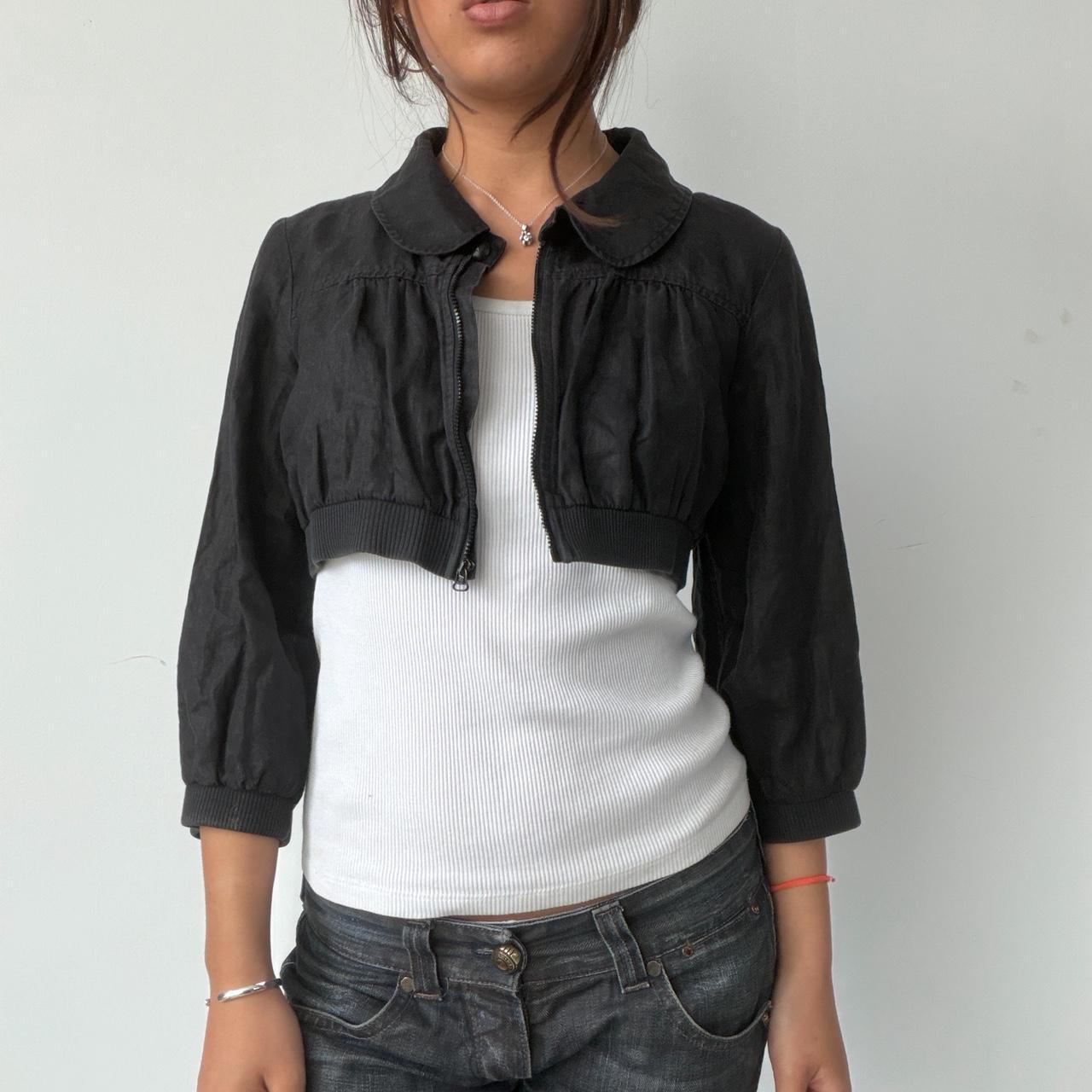 Vintage Black Cop Copine Bolero