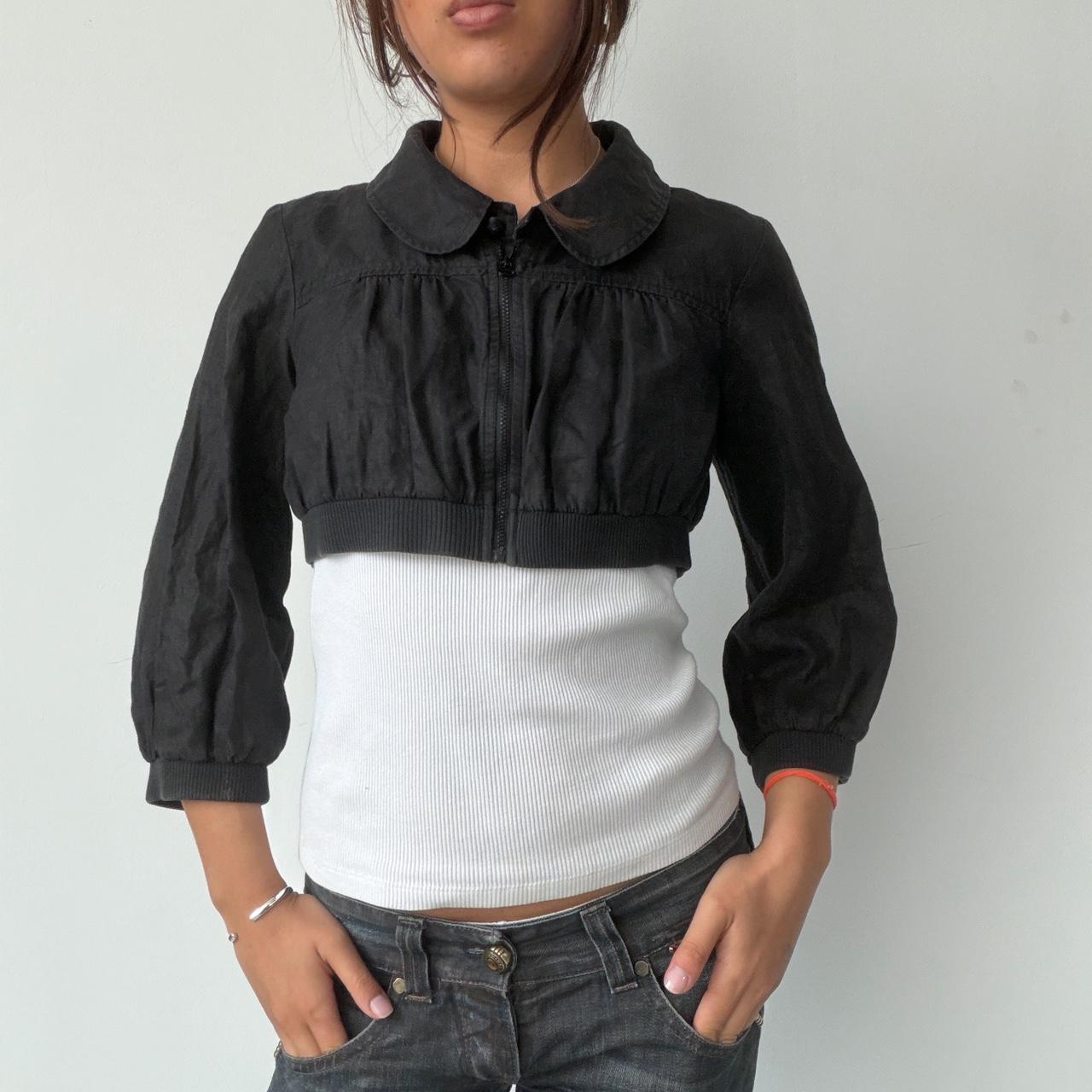 Vintage Black Cop Copine Bolero