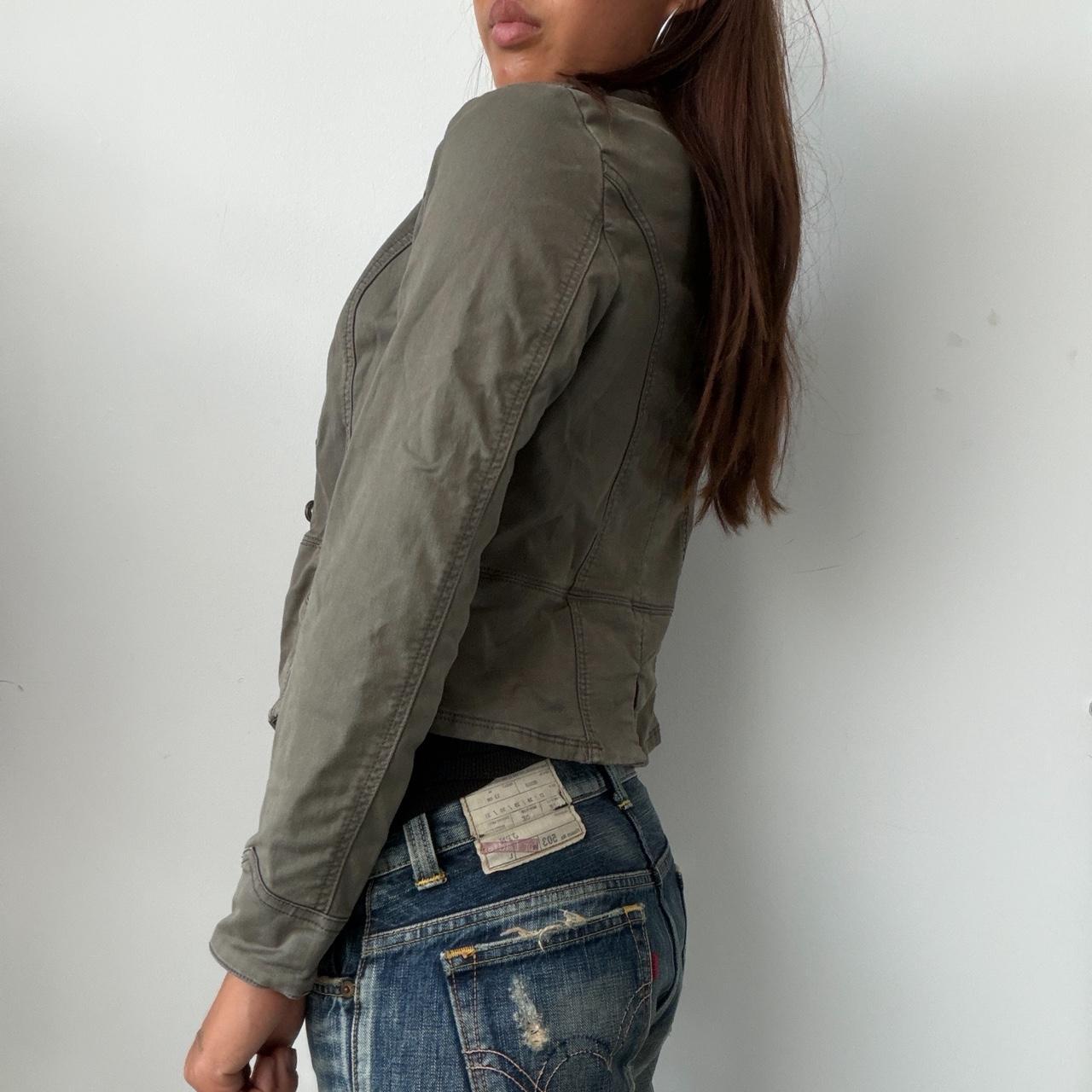 Vintage Khaki Military Jacket