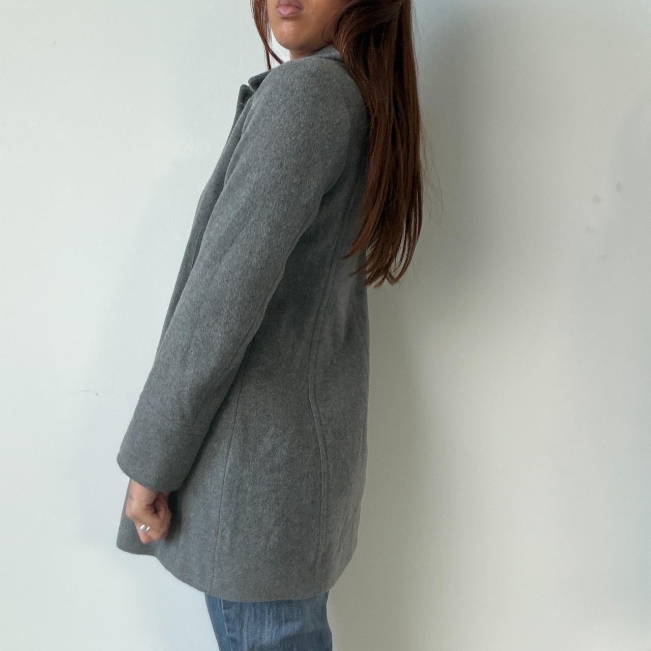 Vintage Grey Wool Coat