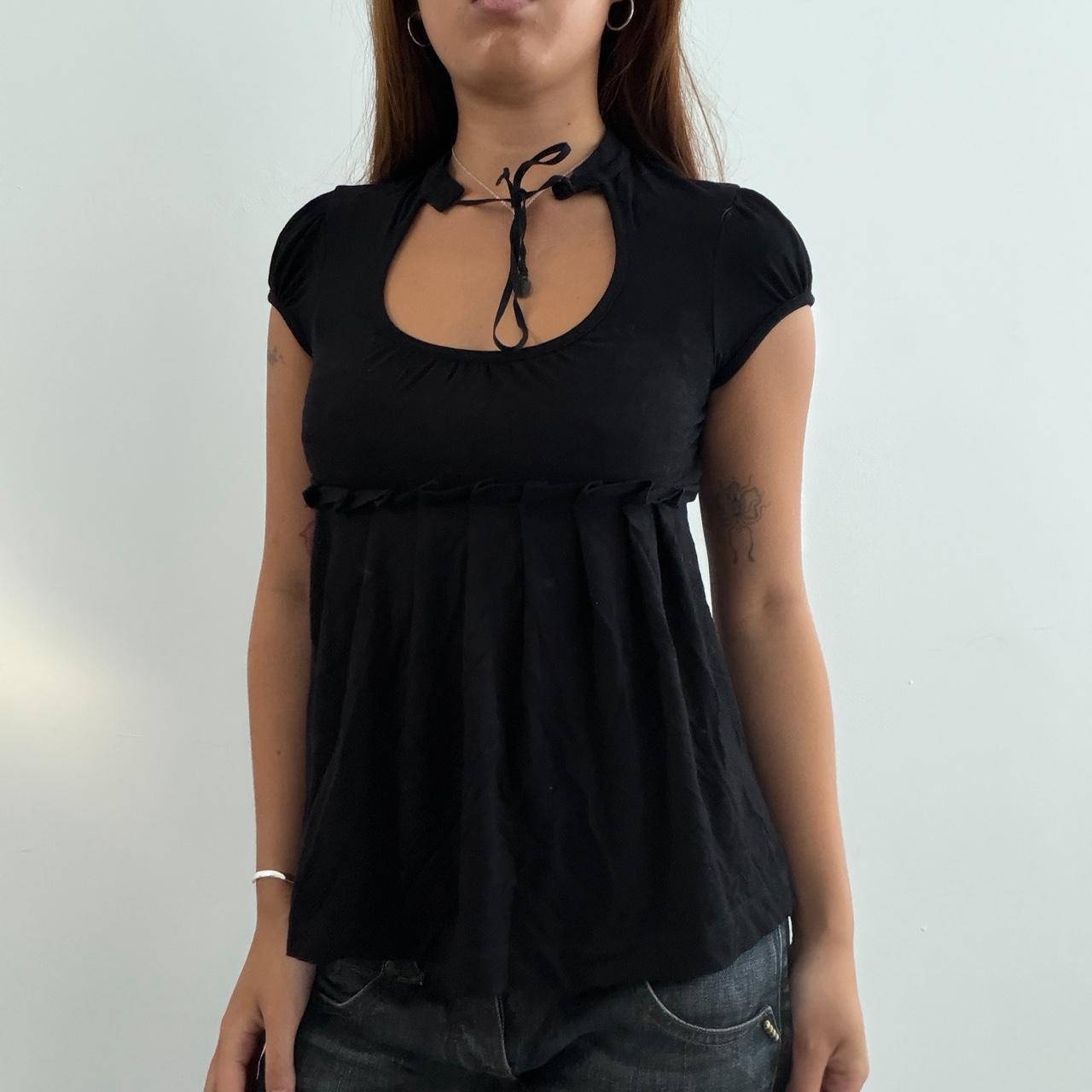 Vintage Black Cop Copine Top