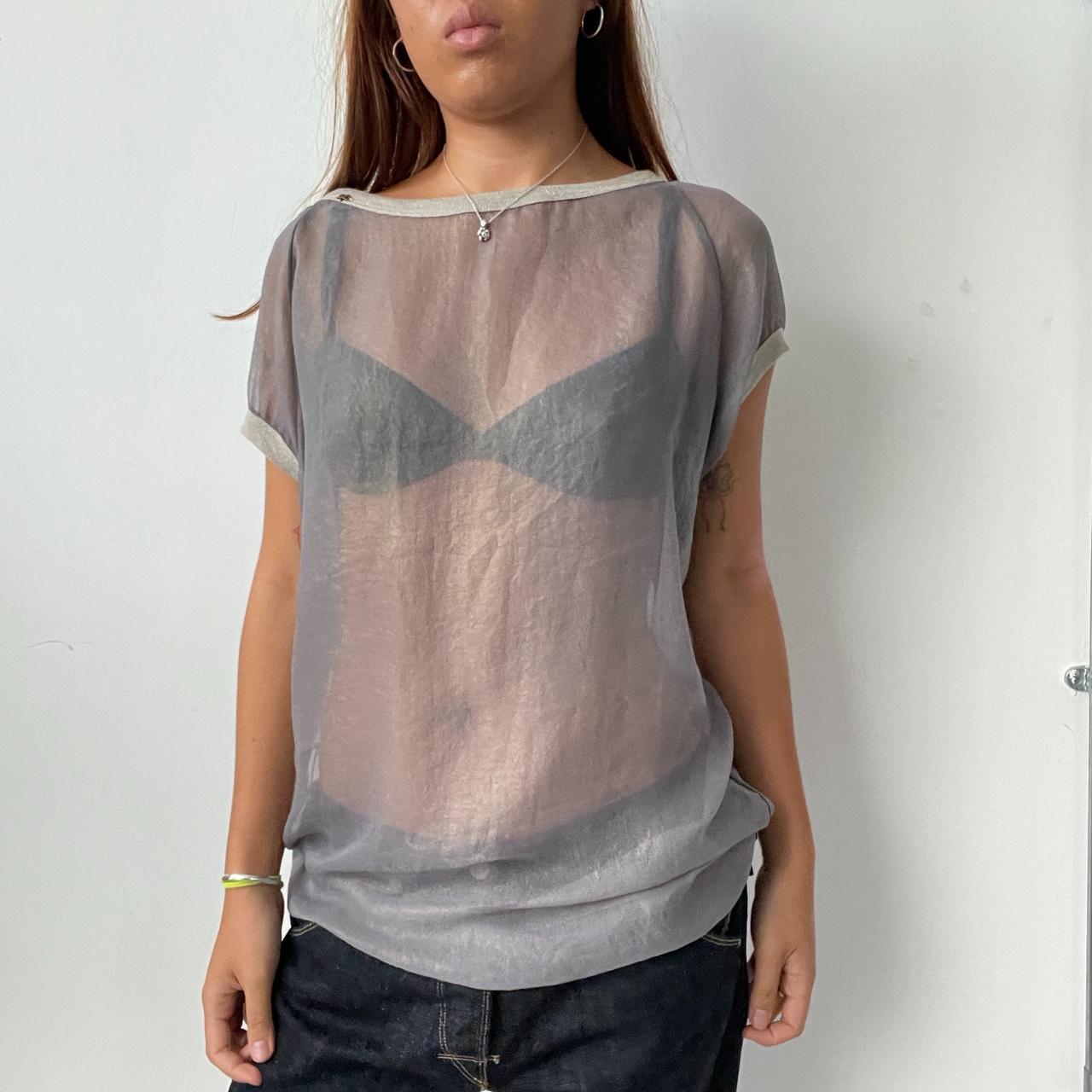 Vintage Grey Cop Copine Top