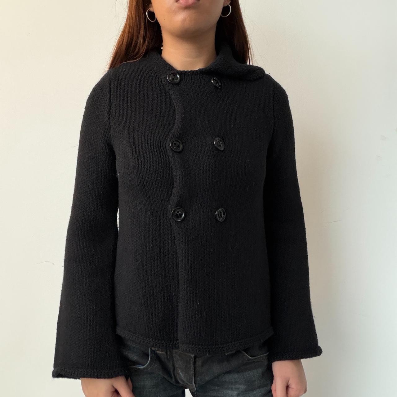 Vintage Black Knit Peacoat Jumper
