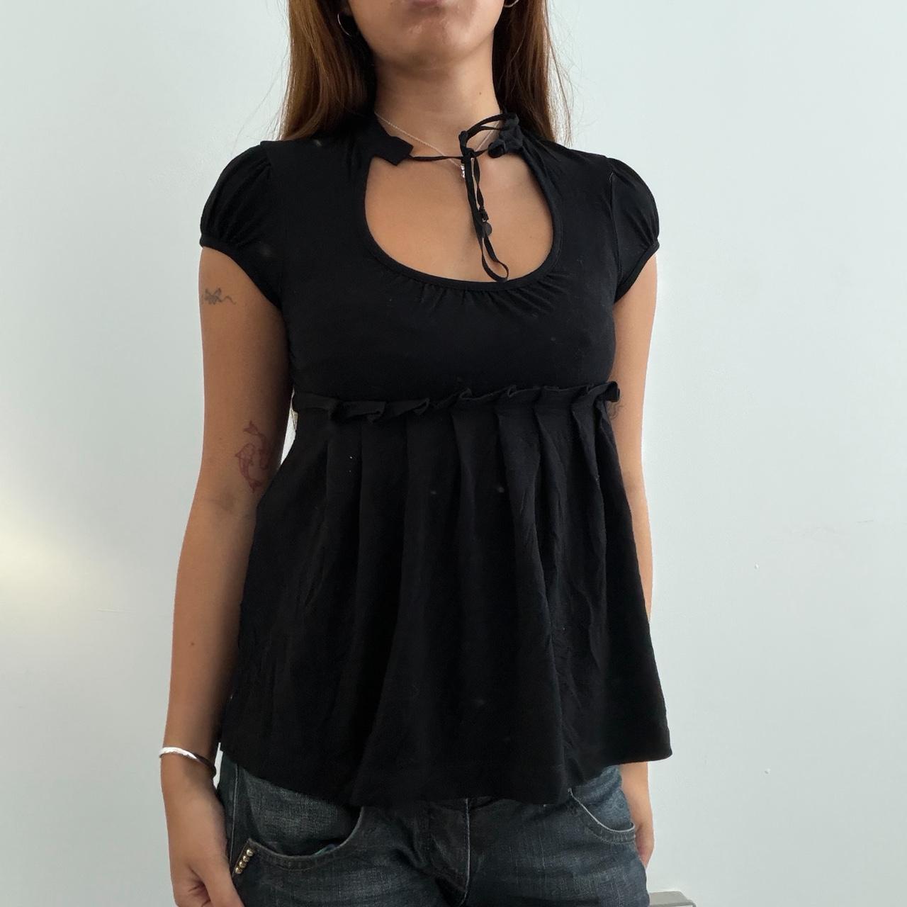 Vintage Black Cop Copine Top
