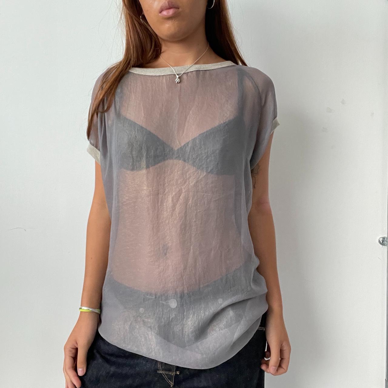 Vintage Grey Cop Copine Top