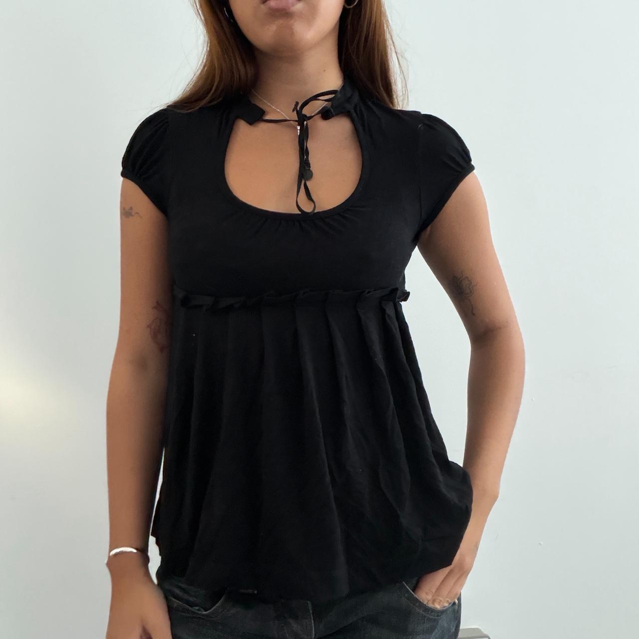 Vintage Black Cop Copine Top