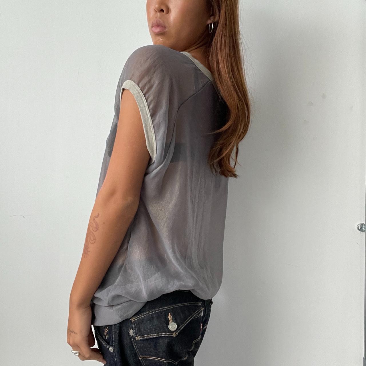 Vintage Grey Cop Copine Top