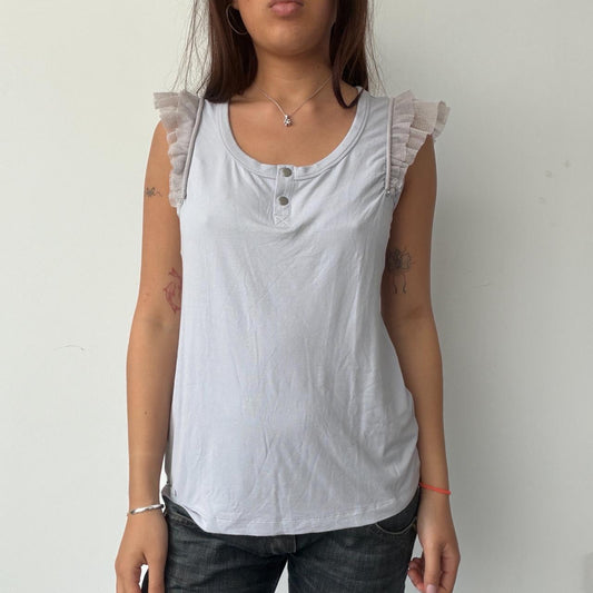 Vintage Light Grey Cop Copine Top