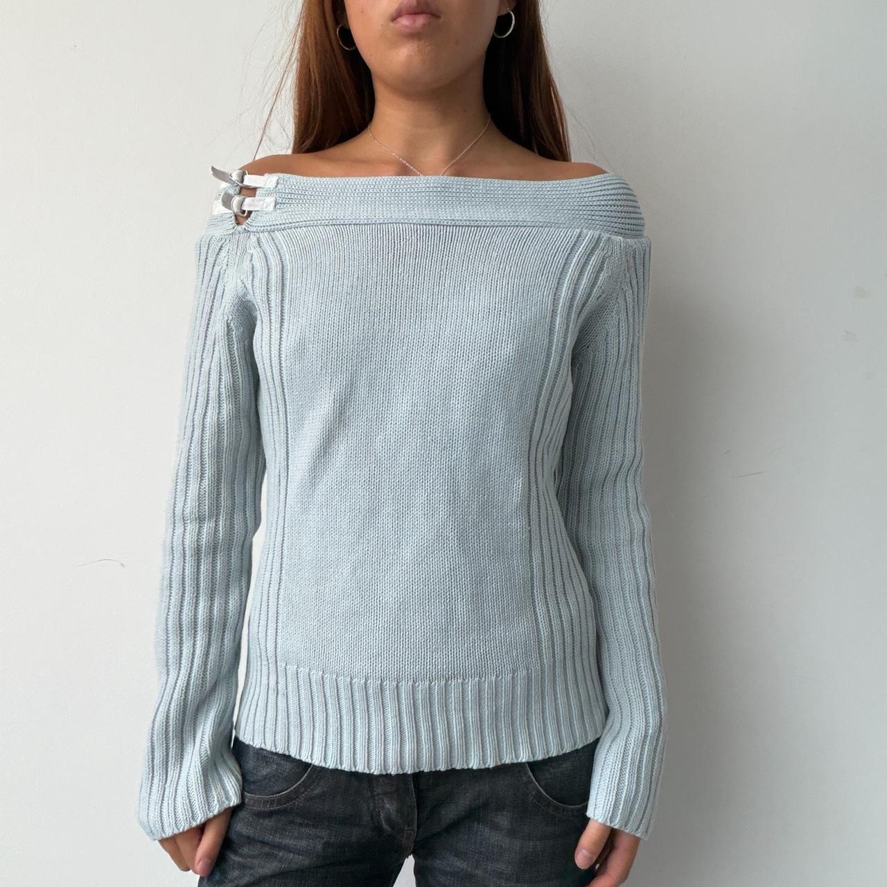 Vintage Baby Blue Knit