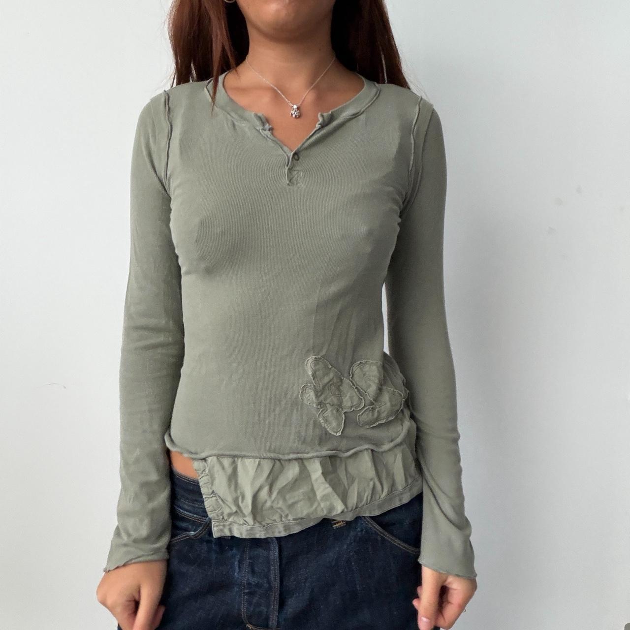 Vintage Khaki Cop Copine Top