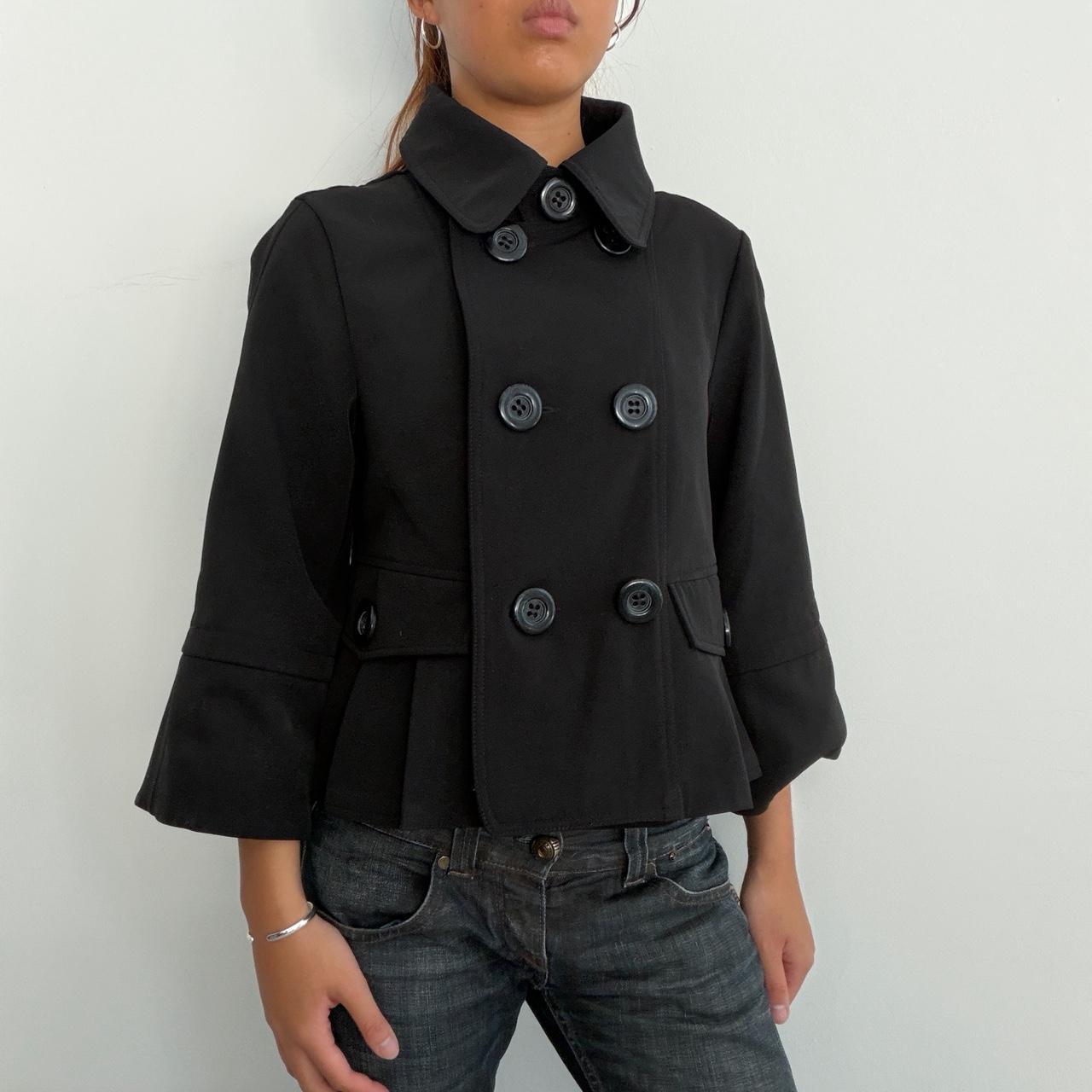 Vintage Black Button Up Jacket