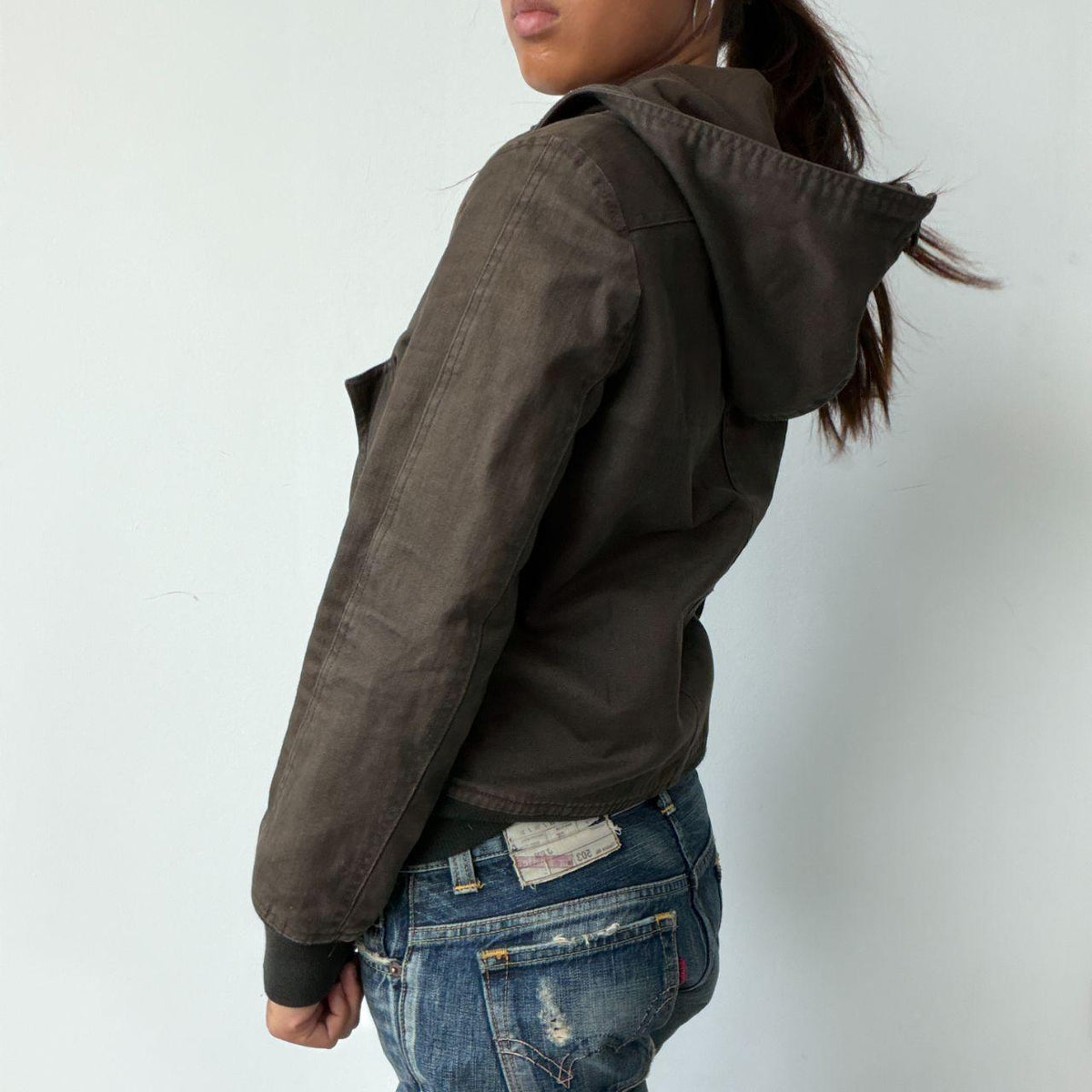 Vintage Brown Comptoir des Cotonniers  Utility Jacket