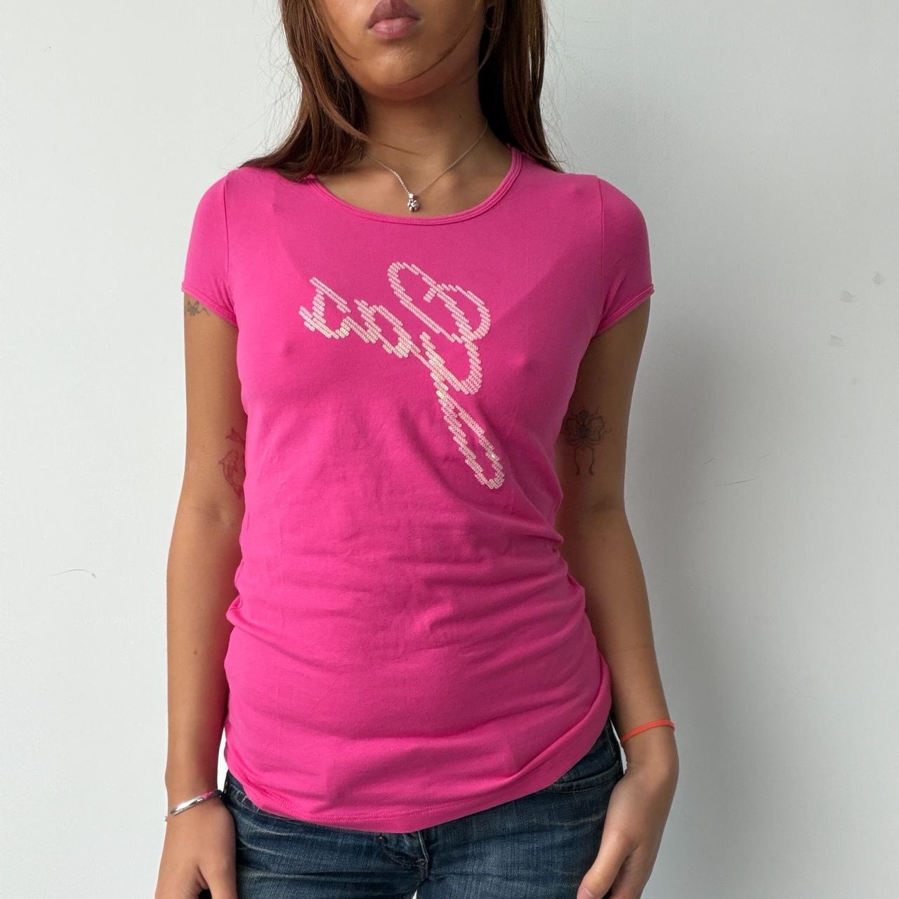 Vintage Hot Pink Baby Tee