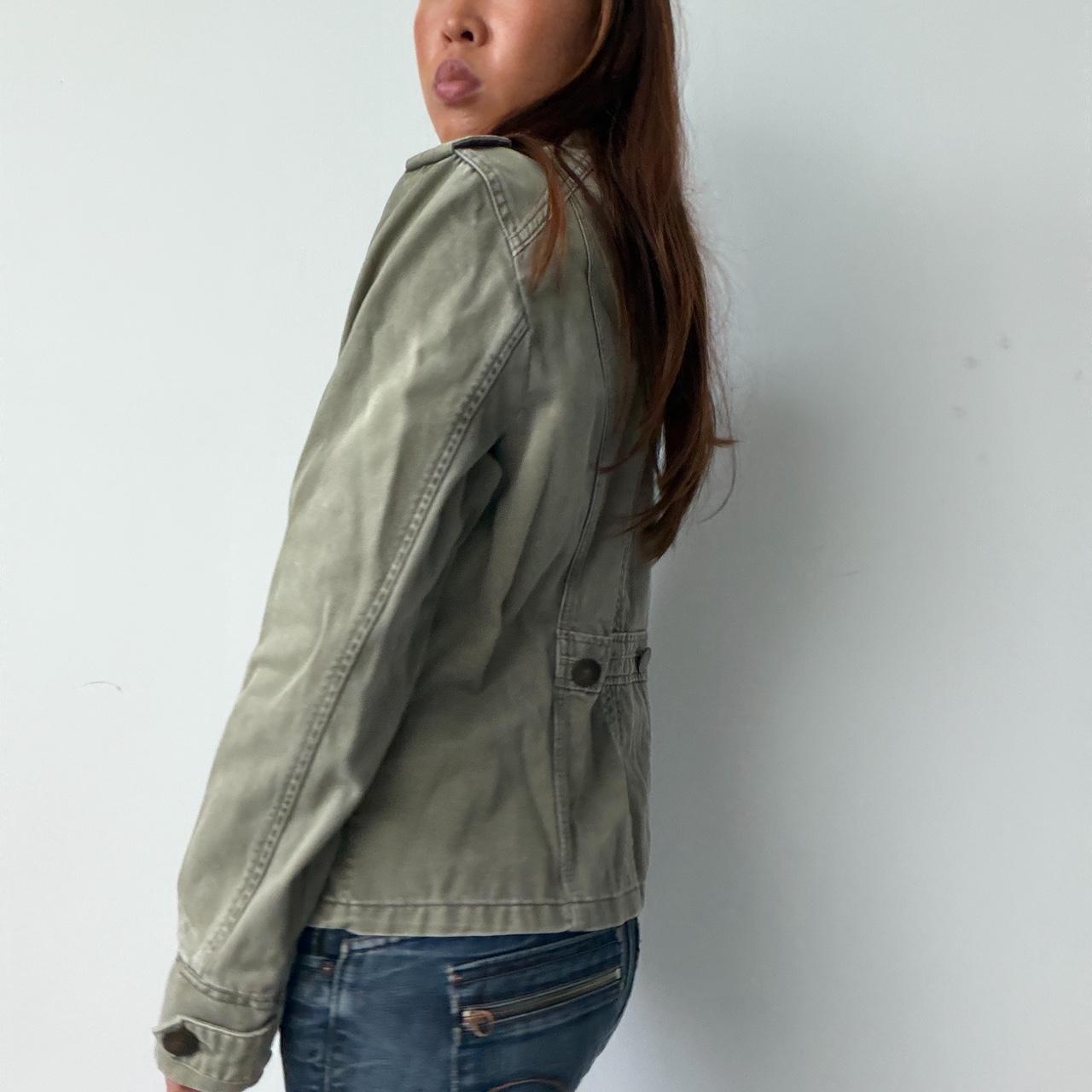 Vintage Khaki Military Jacket