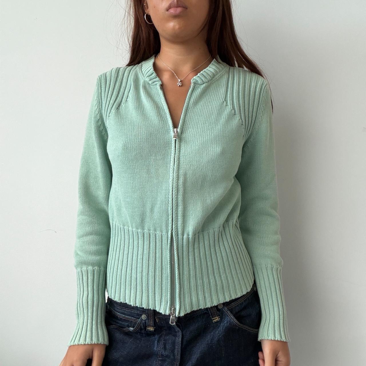 Vintage Turquoise Knit Jumper