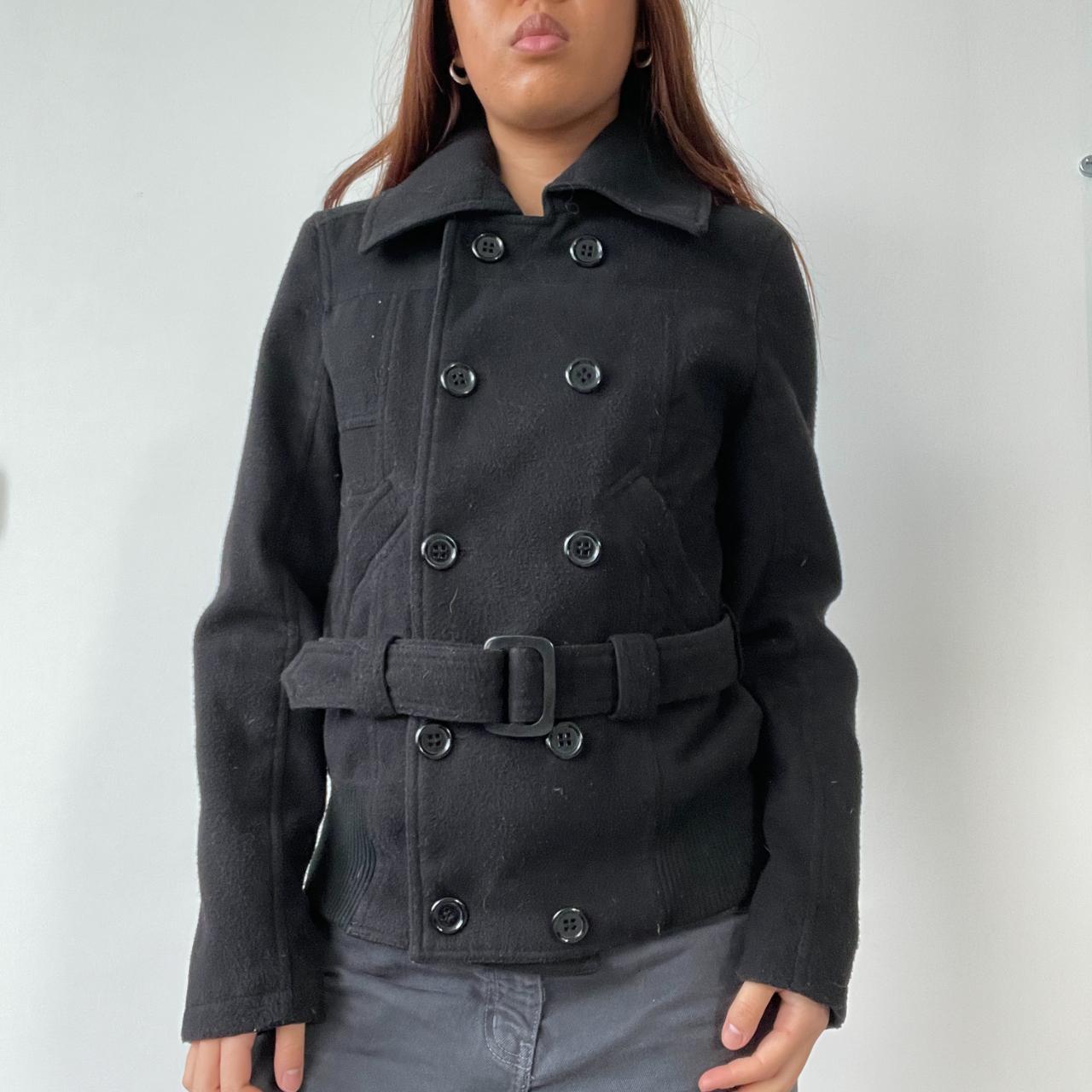 Black Belted Peacoat