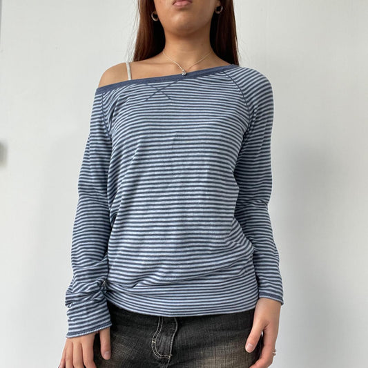 Blue Stripy Long Sleeve