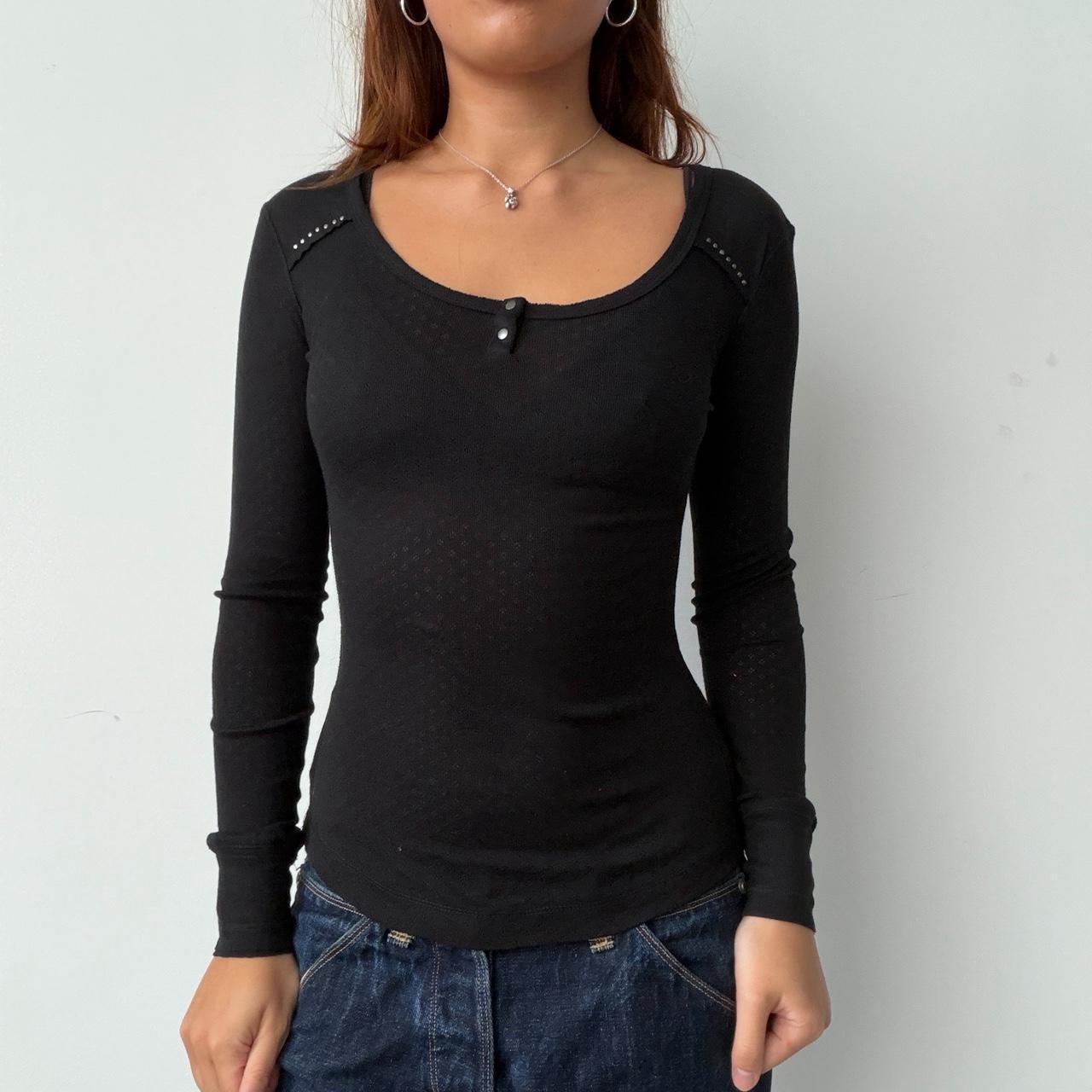 Vintage Black Long Sleeve