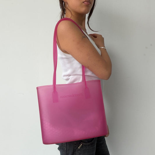Vintage Pink Jelly Shoulder Bag