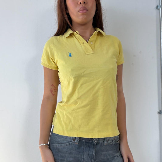 Vintage Yellow Ralph Lauren Polo